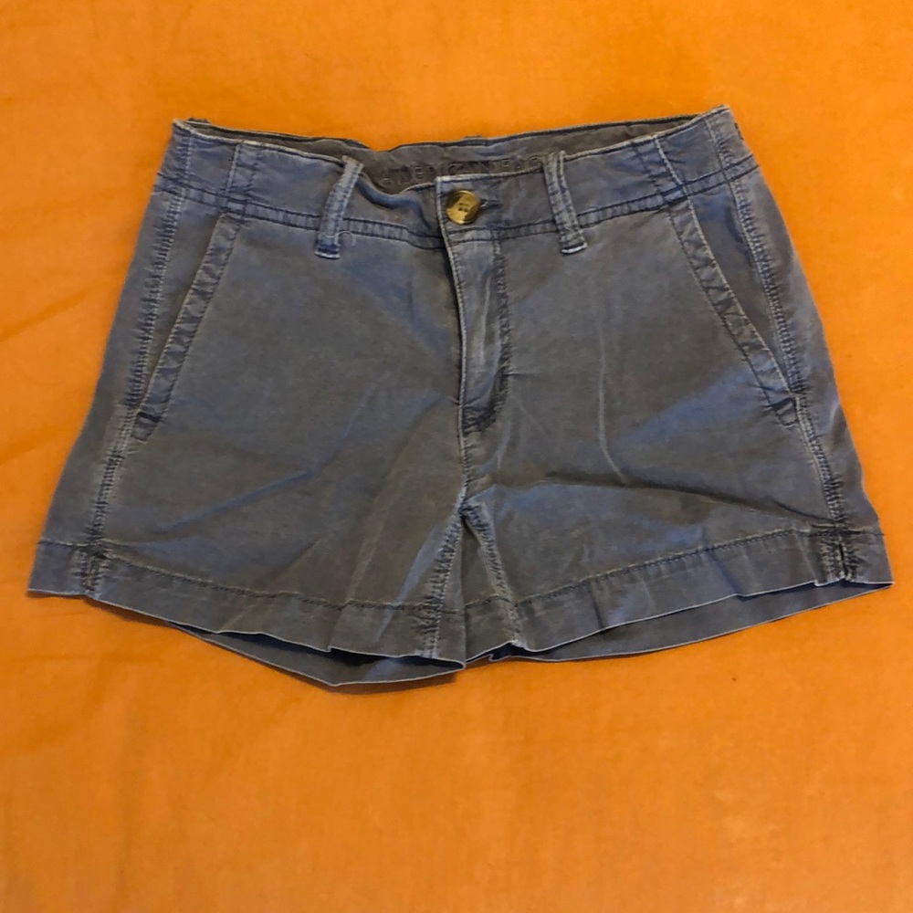 American Eagle Super Stretch Midi Shorts- 00